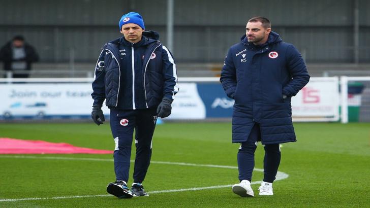 Reading's Ruben Selles and Tobias Loveland